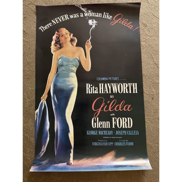 Other - GILDA SHARON‎  STONE LITHO MOVIE POSTER 40x25 RECREATION ONE SHEET RITA HAYWORTH